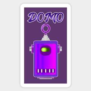 Domo Robot 2 (Purple) Sticker